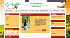 Desktop Screenshot of dievinothekonline.de